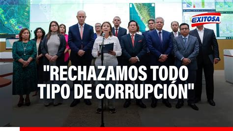 Caso Otárola Rechazamos todo tipo de corrupción y no toleramos la