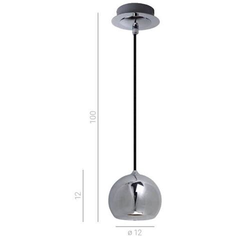 Wisząca LAMPA halogenowa JAMES FH5951 BCB 120 Italux metalowa OPRAWA