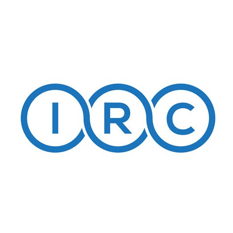 IRC letter logo design on white background. IRC creative initials ...