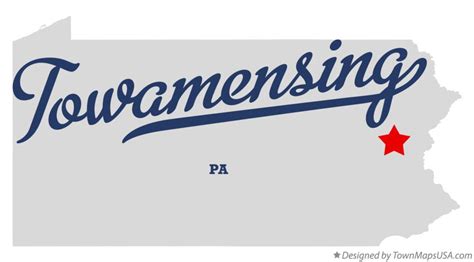 Map of Towamensing, PA, Pennsylvania