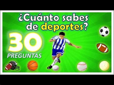 Preguntas De Cultura General DESCUBRE CUANTO SABES DE DEPORTES