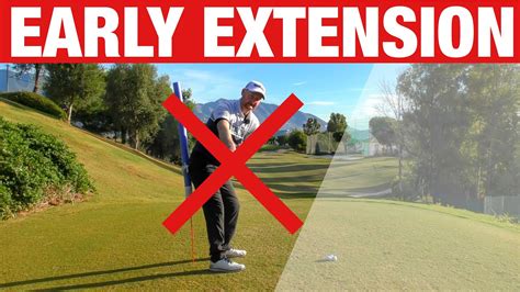 Fix Early Extension Golf Swing For Good Simple Golf Drill Youtube