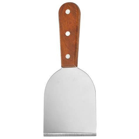 Stainless Steel Slant Grill Griddle Spatula Scraper Diner Flat Straight