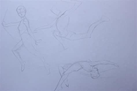 Daily Gesture Drawing Practice From Last Week And Today These Are 5