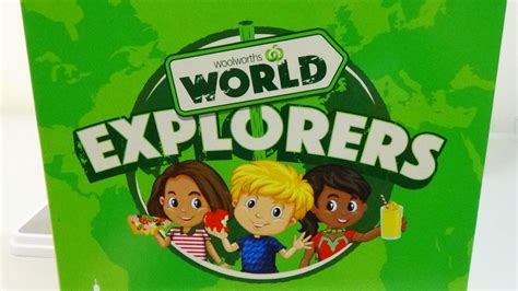 Woolworths World Explorers Opening Flip Cards Stickers And Album