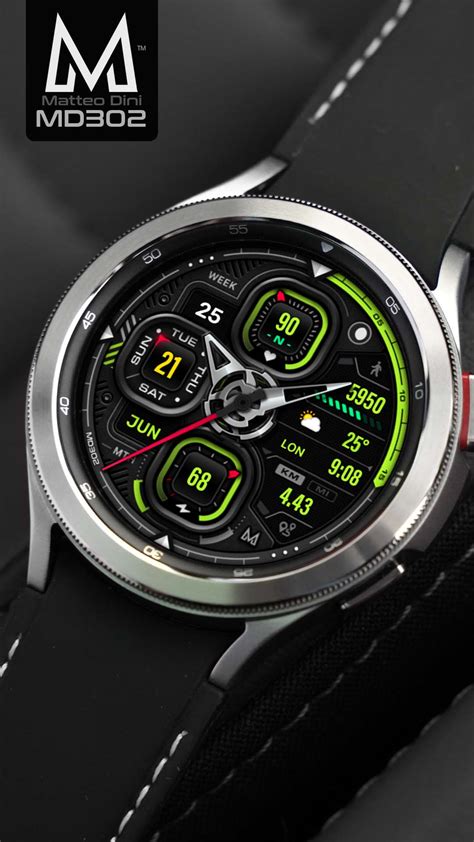 Md302 Analog Watch Face Matteo Dini Md Wear Os Tizen