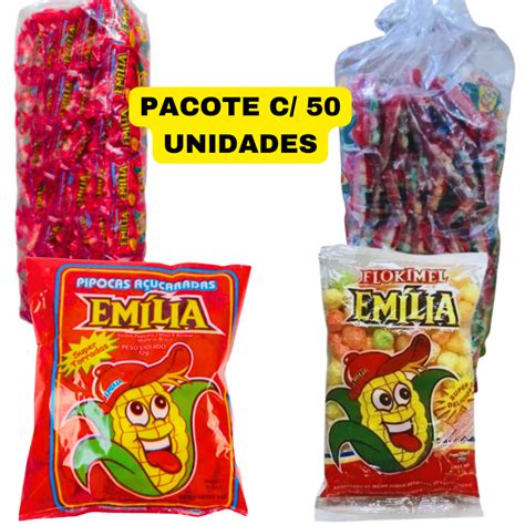 Pipocas Mini Doce Tradicional E Colorida Em Lia Pct C Unidades