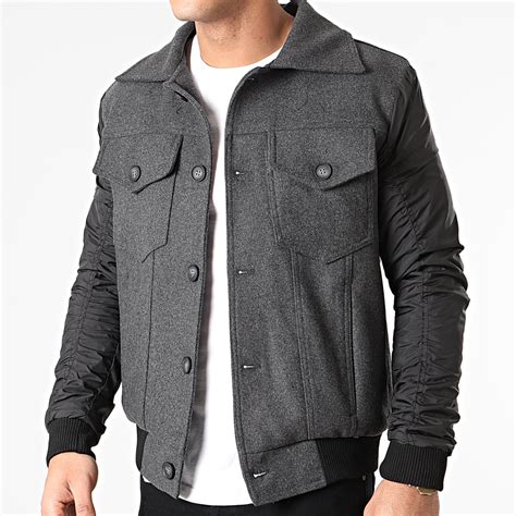 Classic Series Veste 8093 Gris Anthracite Chiné