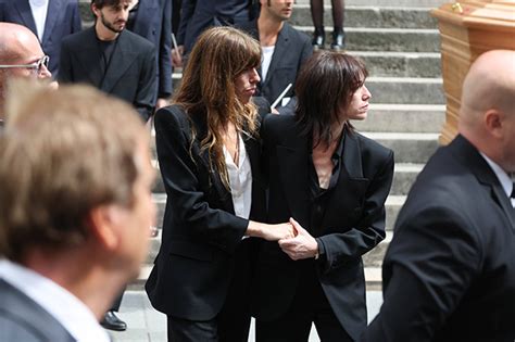 Jane Birkin’s Daughters Hold Hands At Mom’s Funeral In Paris: Photos ...