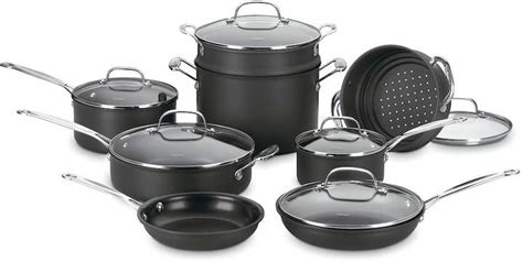 Cuisinart® 14 Pc Chefs Classic Hard Anodized Nonstick Cookware Set