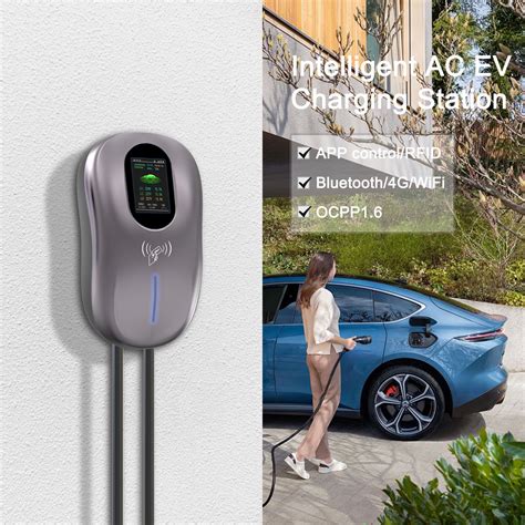 Buy Wholesale China Ev Charger 7kw Type 2 Smart Car Charger Wall Mounted With App Control Ip65