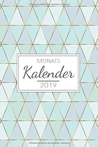 The Front Cover Of Monats Kalender S Calendar Featuring Triangles