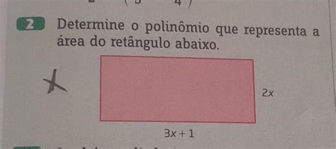 Urgente Determine O Polin Mio Que Representa A Rea Do Ret Ngulo