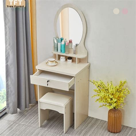 Tft Dressing Table Storage Cabinet Integrated Meja Makeup Mini Murah