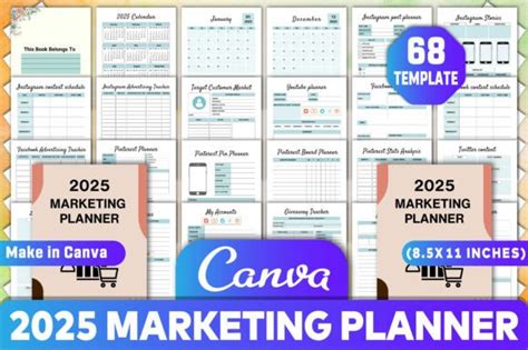 2025 Marketing Planner Graphic By KDP GRAVITY Creative Fabrica