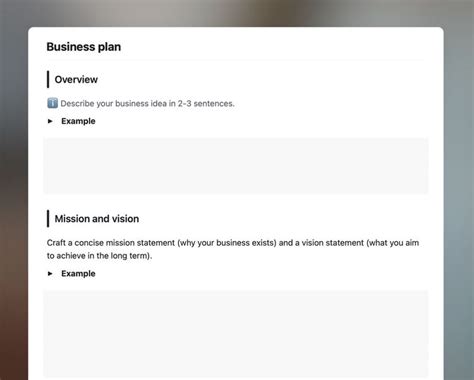 Business plan | Free Craft Template