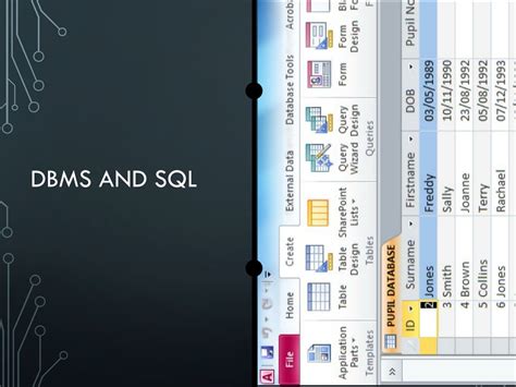 Ppt Dbms And Sql Powerpoint Presentation Free Download Id9020320