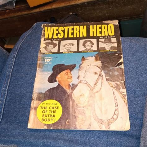 Western Hero 86 1950 Golden Age Fawcett Hopalong Cassidy Precode Movie Star Comic Books