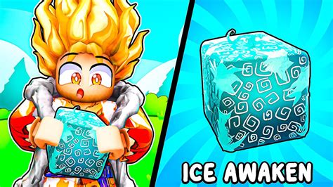 Ice Fruit Awakened Is The Most Overpowered Fruit Blox Fruits Youtube