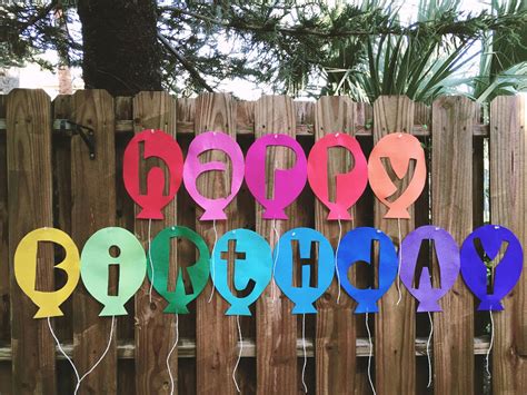 Happy Birthday Balloon Banner - Kunin Felt