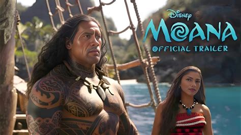 Moana Live Action Official Trailer2024 Dwaynejohnson Zendaya