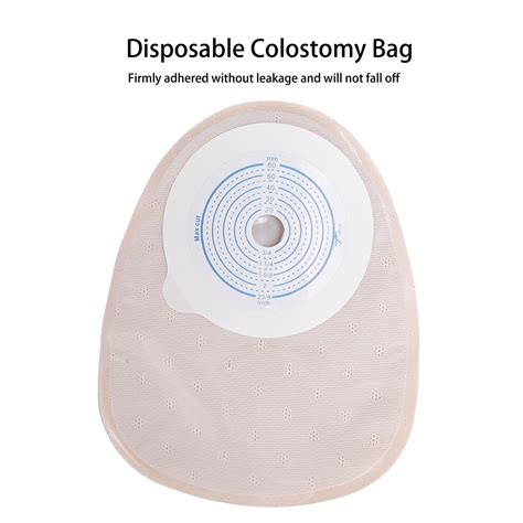 Pcs Onepiece Disposable Colostomy Bags Ostomy Ileostomy Stoma Ostomy