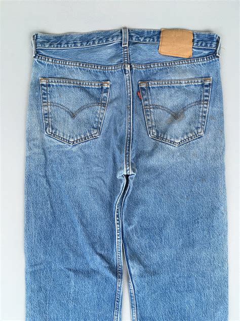 Size 32x30 Vintage Levis 501 Dirty Jeans Blue Faded Levis Etsy