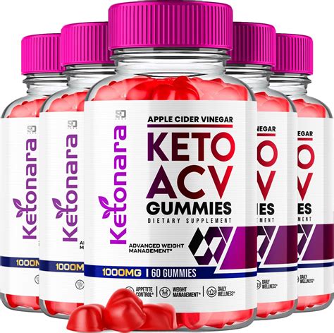 Amazon 3 Pack Ketonara Keto ACV Gummies Ketonara ACV Keto