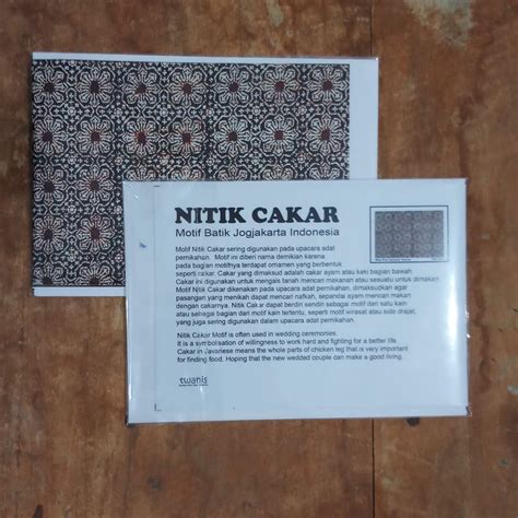 Jual Kartu Ucapan Batik Indonesia Batik Greeting Card Batik Gift Card