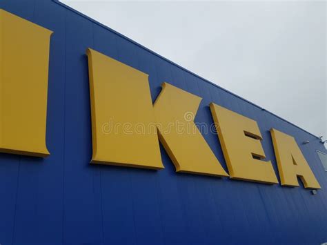 View At Ikea Logo Store Editorial Image Image Of Large 255833430