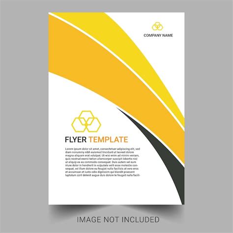 Premium Vector Modern Corporate Flyer Template