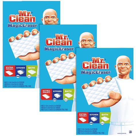 Mr Clean Magic Eraser Sponge Variety Pack 3 Sets Of 11 Ct Total Of