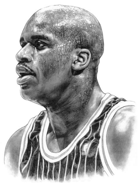 Artist Harry West Shaquille O Neal Orlando Magic Prints Shaq