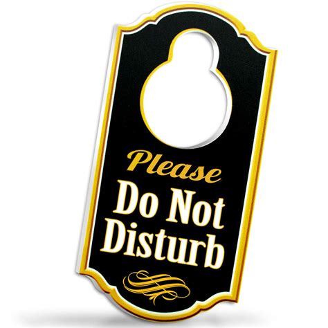 Buy Bigtime Signs Please Do Not Disturb Door Hanger Sign Do Not