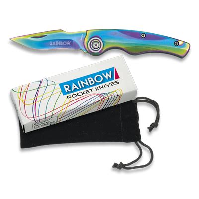 Couteau Pliant Rainbow Lame Cm Bouticoupe Fr