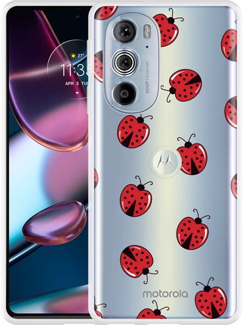 Cazy Hoesje Geschikt Voor Motorola Edge 30 Pro Lieveheersbeestjes Bol