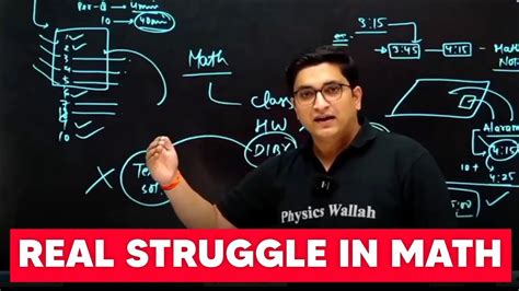 REAL STRUGGLE IN MATH Ll Sachin Sir Physicswallah PhysicsWallah