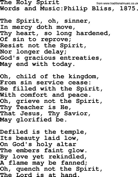 Pentecost Hymns Song Come Holy Spirit God And Lord Lyrics And Pdf Hot Sex Picture