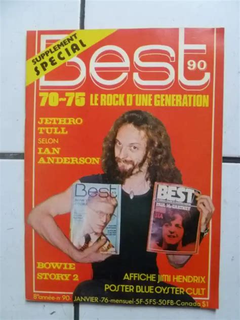 Magazine Best N Janv Pas De Poster Couv Jethro Tull Eur