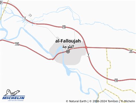 MICHELIN Fallujah map - ViaMichelin