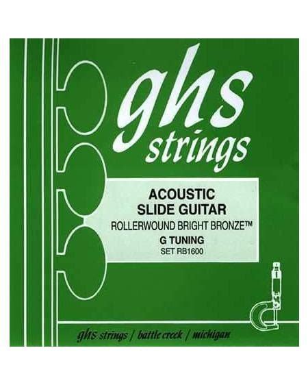 Ghs Rb160 Rollerwound Bright Bronze Resonator Guitar G Tuning Strings Elderly Instruments