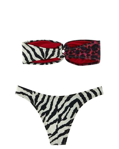 Reina Olga Bandcamp Bikini In Red Lyst