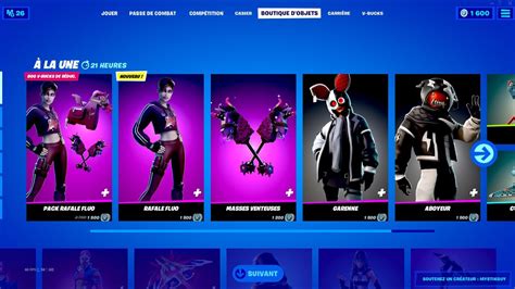 Boutique Fortnite 19 Février 2021 Fortnite Chapitre 2 Saison 5 Youtube