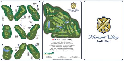 Course Details Pleasant Valley Golf Club