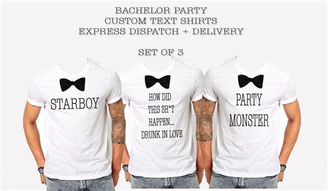 Bachelor Party Shirts Completely Customisable Bachelor Tshirt