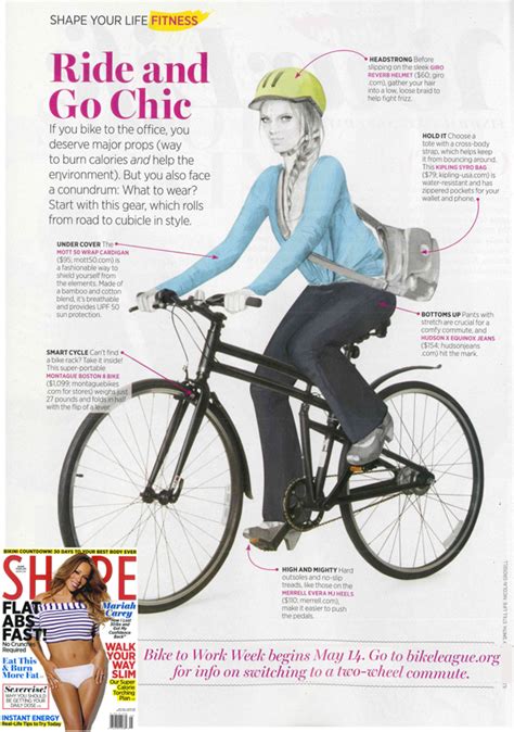 Shape Magazine Features Montagues Boston 8 Folding Bike Montague Bikes