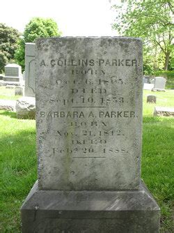 Aaron Collins Parker M Morial Find A Grave