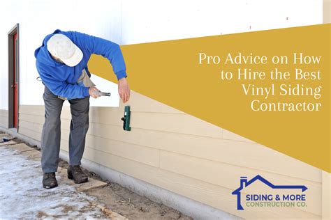 Pro Advice On How To Hire The Best Vinyl Siding Contractor Siding