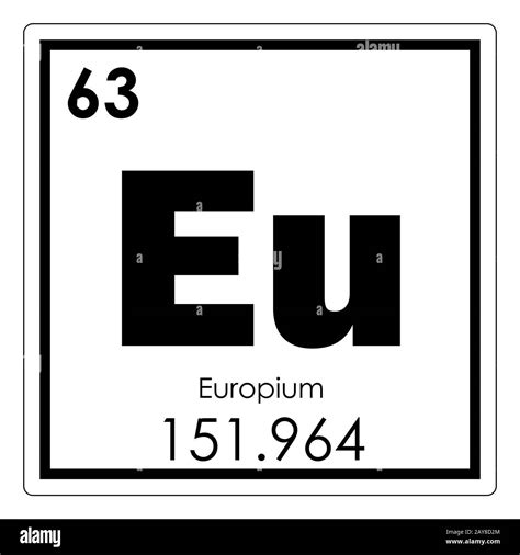 Europium Chemical Element Stock Photo Alamy