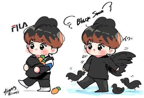 카나kana⁷ on Twitter Bts chibi Bts fanart Chibi